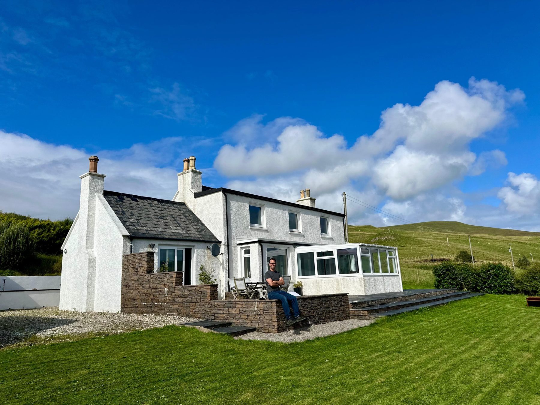 Gleann Síth House seen from the garden side